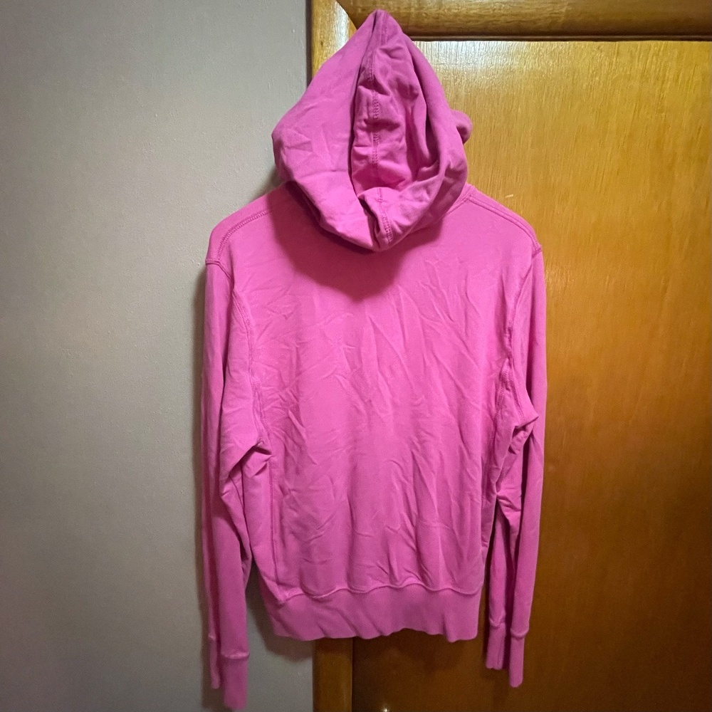 Nike Dri-FIT Pink Zip Up Hoodie Jacket Womens Large Sporty Y2K Activewear - Picture 11 of 12